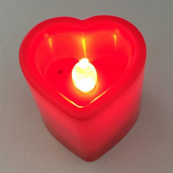 Hjärta Ljus Led Ljus Plast...