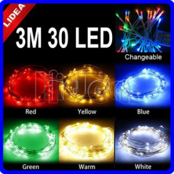 3m 30 Led Fest Trädgård...