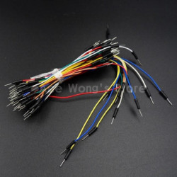 65pcs Packa Blanda Färg Manlig Till Manlig Löd Flexibel Bakbord Hoppare Kabel Tråd Ssist