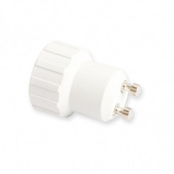 Gu10 Kvinna Uttag Till E14 Manlig Plugg Adapter Uttag Bas Halogen Cfl Ljus Glödlampa Lampa Adapter Omvandlare