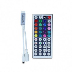 1 St 12v 6a Mini 44key Ir Avlägsen Kontroller Rgb Led Kontroller För Smd 3528 5050 Rgb Led Smd Remsa