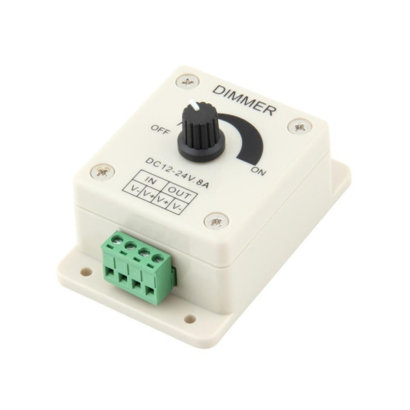 Likström 12v 8a Led Ljus Skydda Remsa Dimmer Justerbar Ljusstyrka Kontroller I Stock
