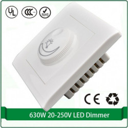 Kisel Kontrollerade Likriktare Dimmer Växla 220v Max 630w 200250v Led Dimmer Ljus Växla Dimmer På