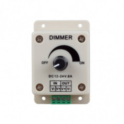 Pwm Mörkläggning Kontroller För Led Lights Band Remsa 12 24 Volt 12v 24v 8 Amp