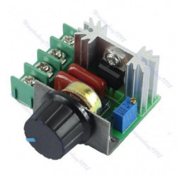 2000w Scr Spänning Regulator Mörkläggning Dimmer Fart Kontroller Termostat Växelström 220v