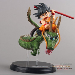 Anime Drake Boll Z Super Saiyan Goku Med Drake Ridning Pvc Handling Siffror Samling Modell Leksaker Docka