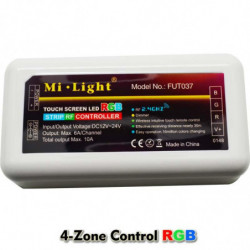 Dc12v Dc24v Rgb Led Kontroller Mi Ljus Wifi 3 Kanalisera 2 4ghz Trådlös 4 Zoner 18a Max Till Kontrollera
