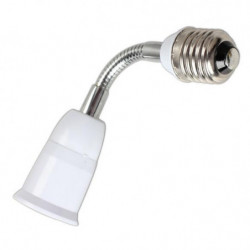 D1u E27 Till E27 Flexibel 16cm Förlänga Bas Led Ljus Adapter Omvandlare Uttag