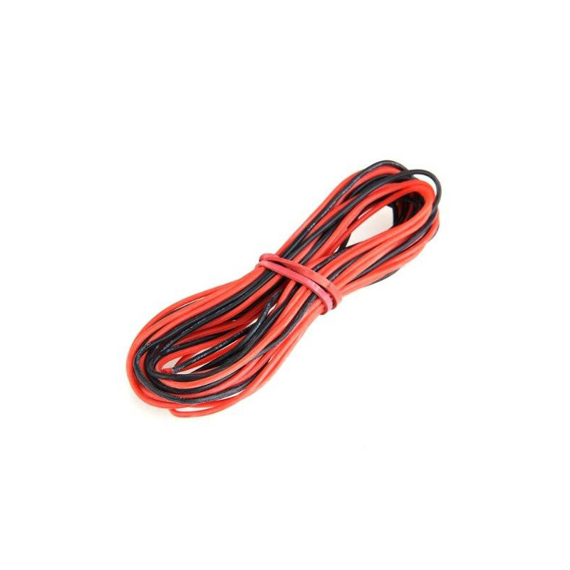 2015 2x 3m 26 Mätare Awg Silikon Gummi Tråd Kabel Röd Svart Flexibel