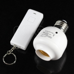 10m Trådlös Avlägsen Kontrollera E27 Skruva Ljus Lampa Glödlampa Hållare Keps Uttag Switchy103
