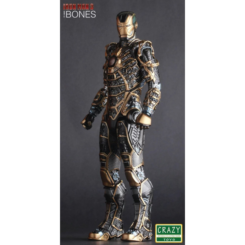 Järn Man Markera Xli Bones Docka Pvc Handling Figur Samlarpos Trunc Modell Leksak 30cm Kt2521