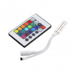 Kontroller 24 Keys Ir Avlägsen Kontroller Trådlös För Smd3528 Smd5050 Rgb Led Remsa Lampor Hög Slits