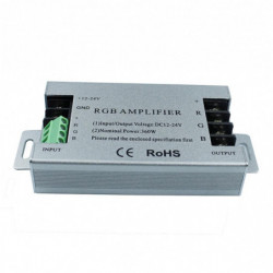 Dc12v24v 30a 360w Aluminium Rgb Led Förstärkare Kontroller För Rgb Smd 5050 3528 Led Remsa