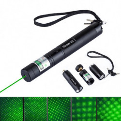 Punkt Och Starry Sd 303 Laser Pekare Hög Kraft Justerbar Fokus Grön Laser Penna Lazer Med Säker Keys