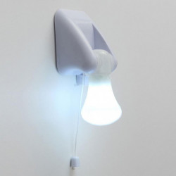 Tråd Led Glödlampa Bärbar Skåp Lampa Natt Ljus Batteri Själv Lim Vägg Montera