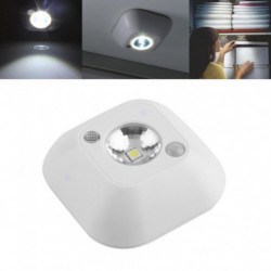 1 St Mini Trådlös Infraröd Rörelse Sensor Tak Natt Ljus Batteri Powered Veranda Lampa Varumärke