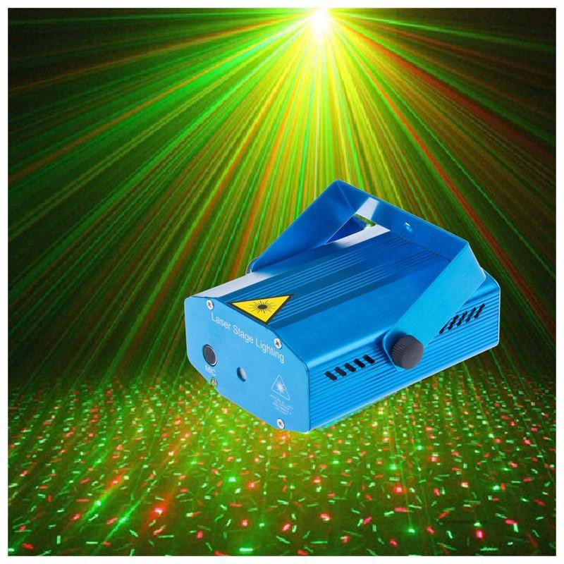 Rg Mini Laser Ojektor Dmx Led Skede Belysning Ofessionell Dj Utrustning Strobe Dansa Disko Ljus Hem Fest