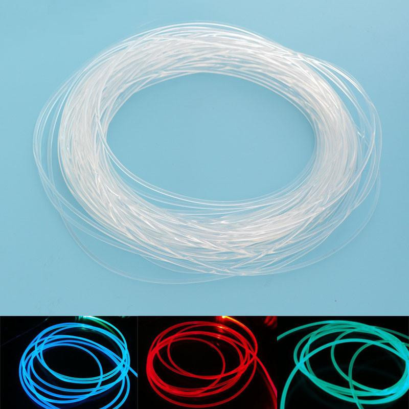 Pmma Optisk Fiber Kabel Sida Glöd 1 5mm För Fiber Optisk Belysning Dekoration