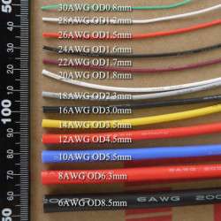 26awg Flexibel Silikon Tråd...