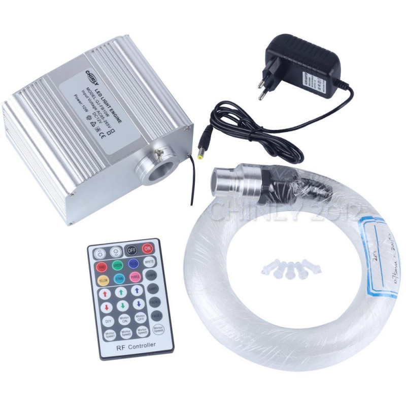 Led Fiber Optisk Stjärna Tak Lights Utrustning 200pcs 0