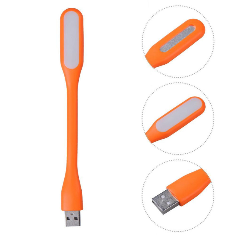 Xiaomi Bärbar Usb Led Ljus Flexibel Silikon Mini Usb Lampa För Kraft Bank Dator Begagnade Till Ge