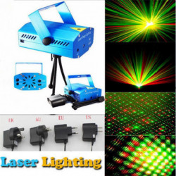 Höjd Kvalitet Mini Aluminium Legering Led Laser Pekare Disko Skede Ljus Fest Mönster Belysning Ojektor