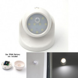 9 Led Rörelse Sensor Ljus Trådlös Infraröd Hem Inomhus Utomhus Pir Bil Sensor Rörelse Detektor Led