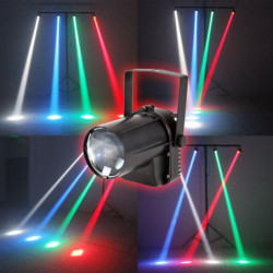 Aobo Belysning 3w Färgrik Rgb Led Stift Fläck Skede Ljus Disko Dj Show Stråle Effekt Belysning