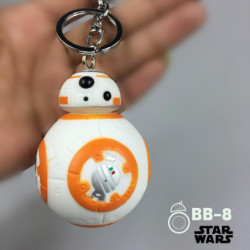 7cm Heigh Minskning Keychain Stjärna Wars De Tvinga Väcker Bb8 Bb8 Droid Robot Handling Figur Leksaker