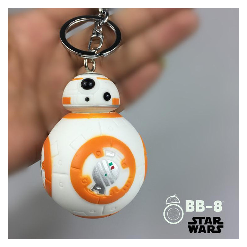 7cm Heigh Minskning Keychain Stjärna Wars De Tvinga Väcker Bb8 Bb8 Droid Robot Handling Figur Leksaker