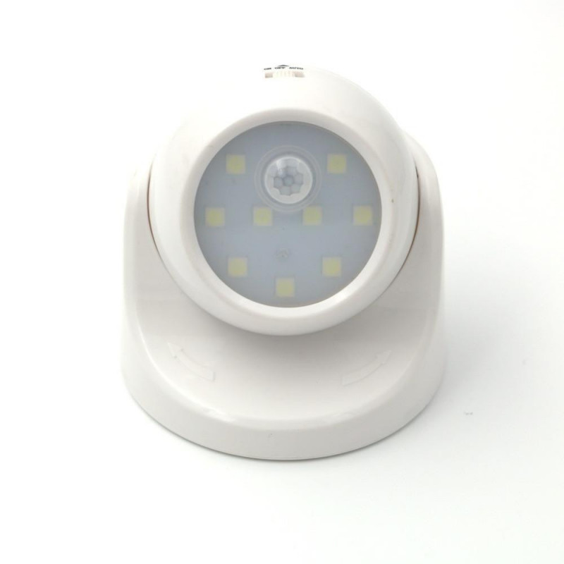 9 Led Trådlös Infraröd Pir Bil Sensor Rörelse Detektor Batteri Powered Dörr Vägg Ljus Lampa Använda