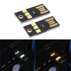 Mini Usb Ljus Camping Natt Mobil Usb Led Lampa Vit Värma Ljus Ssist