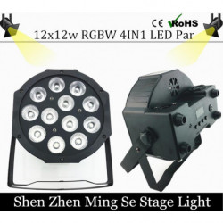 12st 12w Led Lampa Pärlor 12x12w Led Par Lampor Rgbw 4in1 Platt Par Led Dmx512 Disko Lampor Ofessionell