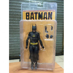 Neca 1989 Läderlappen Michael Keaton 25e Årsdag Pvc Handling Figur Samlarpos Trunc Modell Leksak 18cm