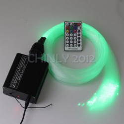 16w Rgbw 28key Rf Avlägsen Led Fiber Optisk Stjärna Tak Ljus Utrustning 300pcs 2m 0