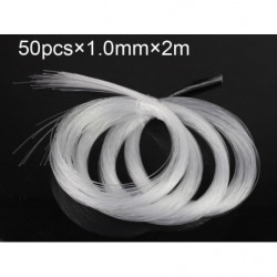 1 0mm X50pcs X 2meterspmma Plast Optisk Fiber Kabel För Allt Snäll Led Ljus Motor Förare
