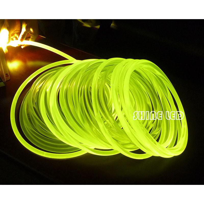 8 0mm Diameter Super Ljus Pmma Optisk Fiber Kabel Sida Glöd För Fiber Optisk Belysning Diy Ljus Dekoration