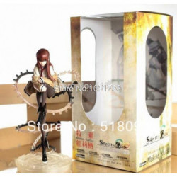 Häftigt 9 Inch Steins Port Makise Kurisu 1 8 Skala Pvc Handling Figur Samling Modell Leksak Sgfg086