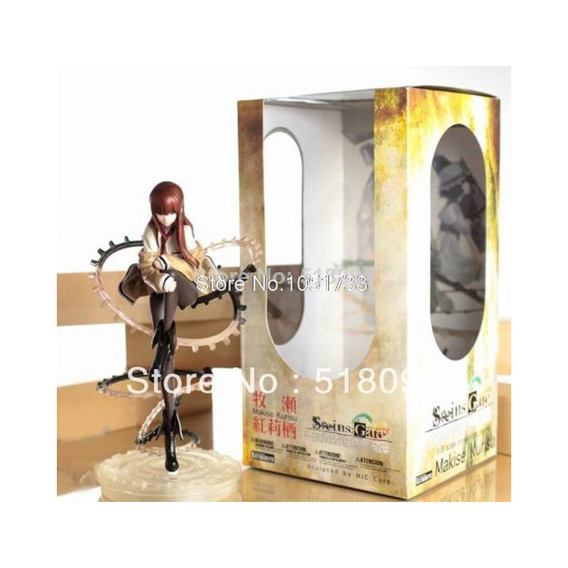 Häftigt 9 Inch Steins Port Makise Kurisu 1 8 Skala Pvc Handling Figur Samling Modell Leksak Sgfg086