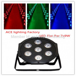 Svart Led Par Kan 64 Led Par64 Led Tri 7 Rgb 7x 9w 3i1 Kristallkrona