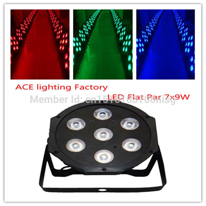 Svart Led Par Kan 64 Led Par64 Led Tri 7 Rgb 7x 9w 3i1 Kristallkrona
