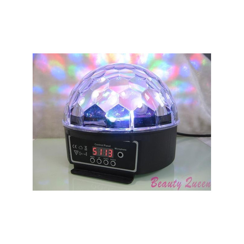 6 Kanalisera Dmx512 Kontrollera Digital Led Rgb Kristall Magi Boll Effekt Ljus Dmx Disko Dj Skede Belysning