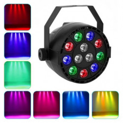 12 Led Rgbw Led Ljus Blandning 8 Dmx Ch Ip20 Led Par 15w Dmx Par Ljus Dj Ljus För Fest Disko Eu Plugg