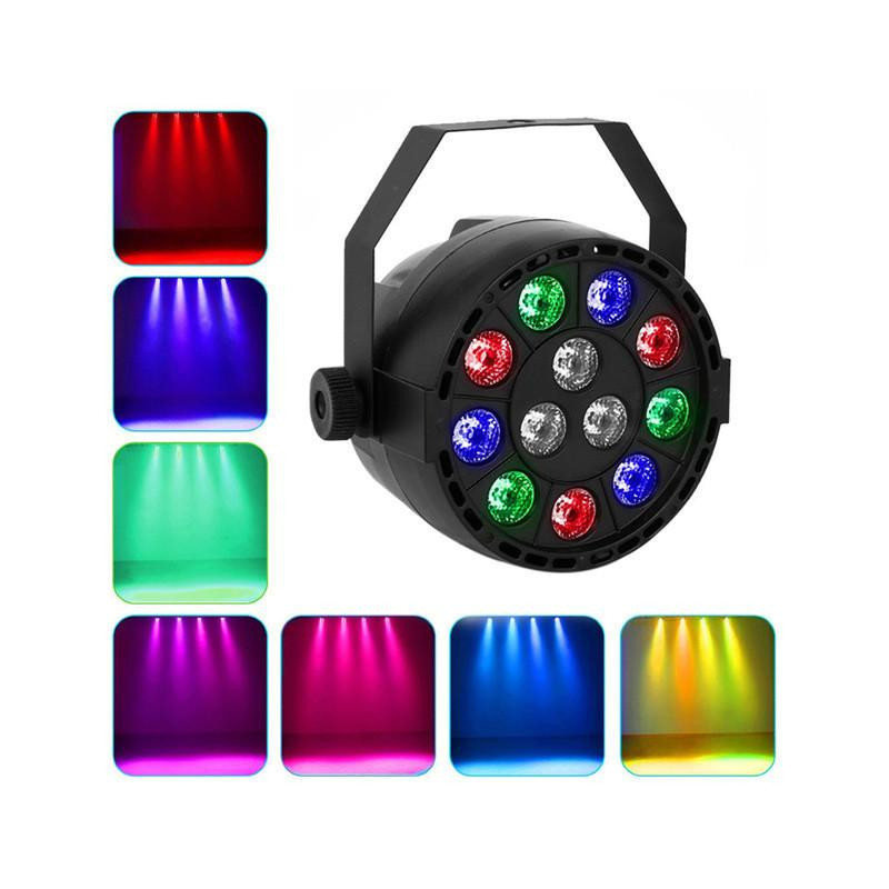 12 Led Rgbw Led Ljus Blandning 8 Dmx Ch Ip20 Led Par 15w Dmx Par Ljus Dj Ljus För Fest Disko Eu Plugg