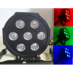 7x12w Led Platt Slimpar Quad Ljus 4in1 Led Dj Tvätta Ljus Skede Uplighting Nej Ljud