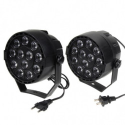 Oss Eu Plugg 12 Led Rgb Led Ljus Dmx Färg Blandning 8ch Kan Bakgrund Lampa Dj Klubb Bar Ofessionell