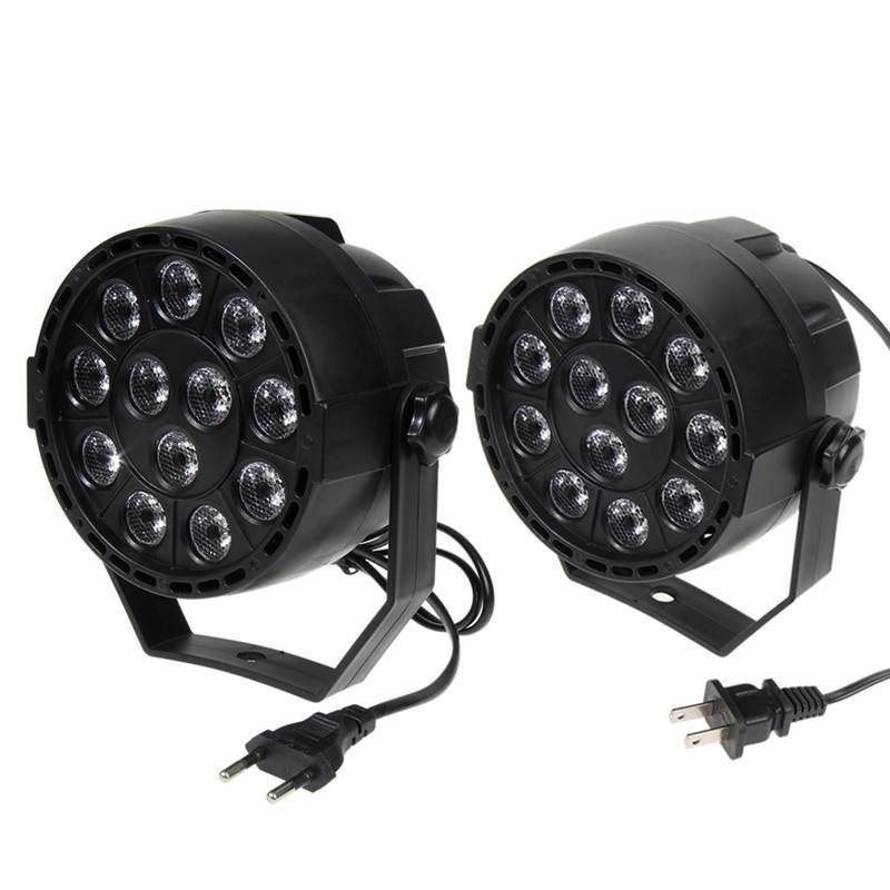 Oss Eu Plugg 12 Led Rgb Led Ljus Dmx Färg Blandning 8ch Kan Bakgrund Lampa Dj Klubb Bar Ofessionell