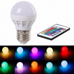 16 Färg Skiftande Led Ljus Glödlampa Med Avlägsen Kontrollera Dimbar Rgbw Multipos Trunc Led Ljus