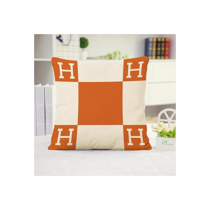 45x45cm H Throw Pillow Kudde Kashmir Örngott Dekor Orange