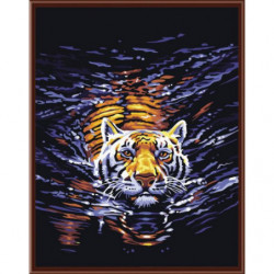 Tiger Diy Målning Av Tal...